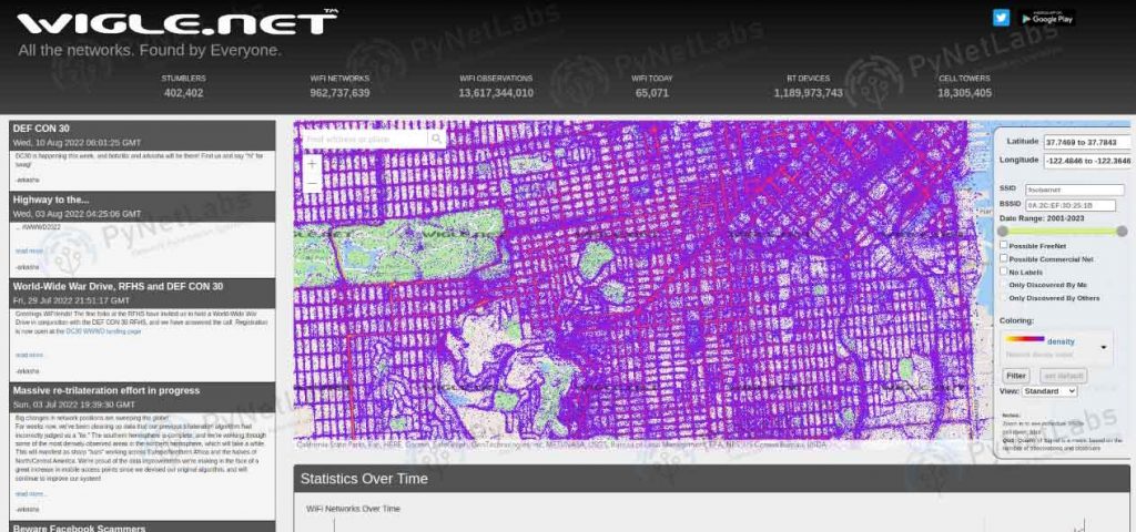 Top 20 OSINT Tools for 2025 (Free and Paid) 10 Wigle