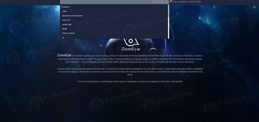 Top 20 OSINT Tools for 2025 (Free and Paid) 6 ZoomEye