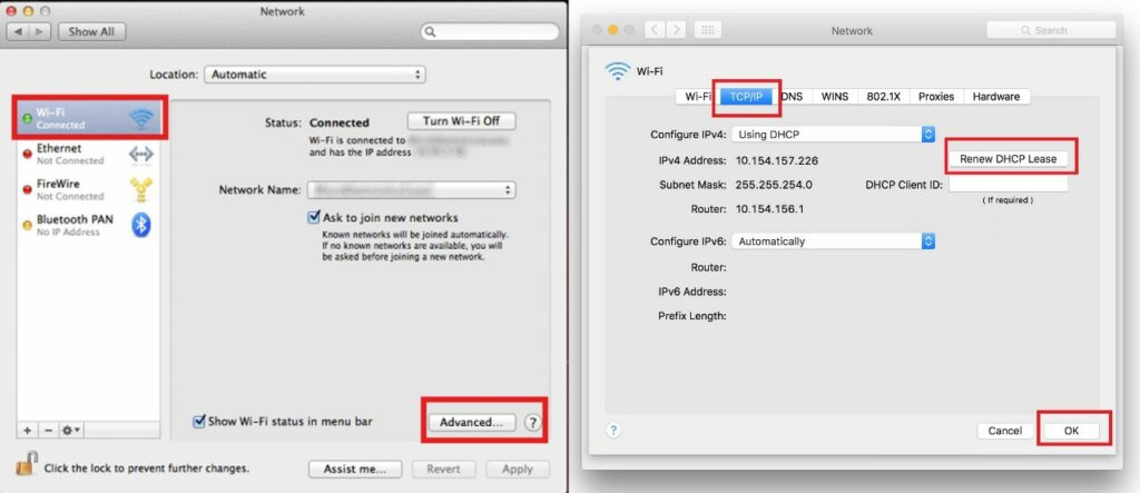 7 Common Network Issues and How to Solve Them 3 Removing IP address conflict on MAC