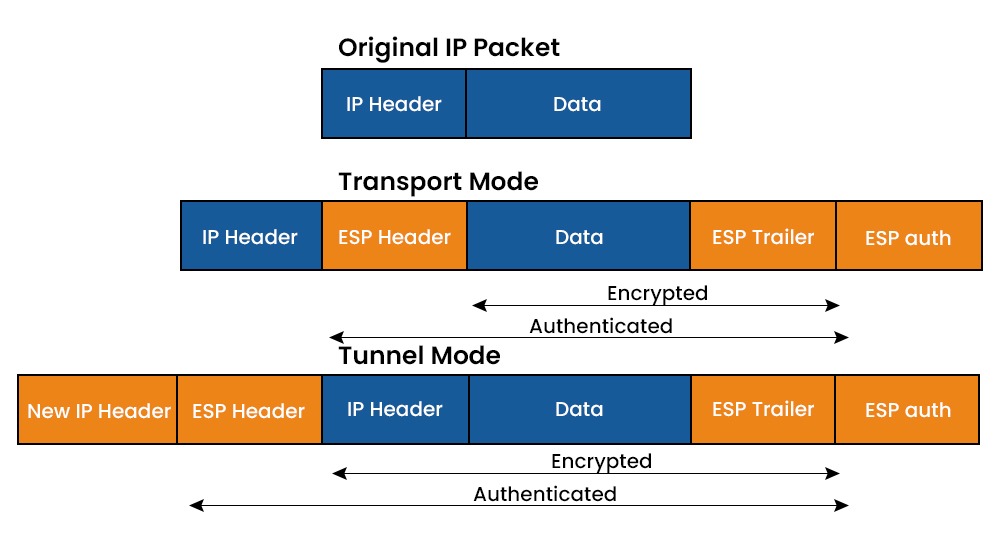 What is IPSec (Internet Protocol Security)? 4 Encapsulating security payload (ESP)
