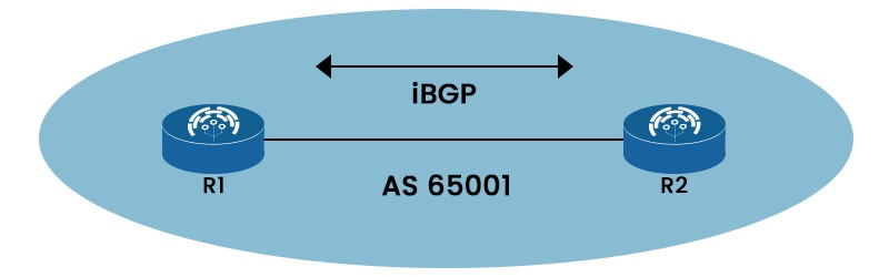 iBGP vs eBGP - What's the Difference? 2 iBGP with two routers