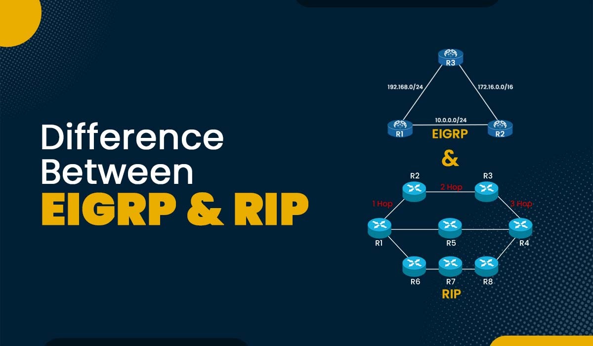Difference between EIGRP and RIP