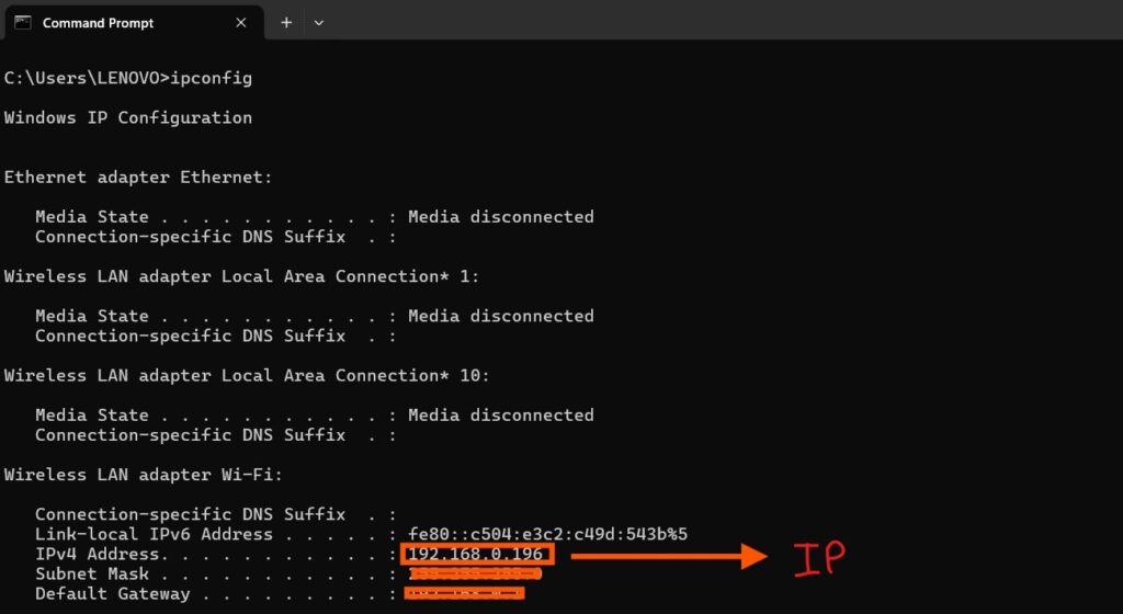 What are the Different Types of IP Address? 9 An image showing your IP Address after the whole process