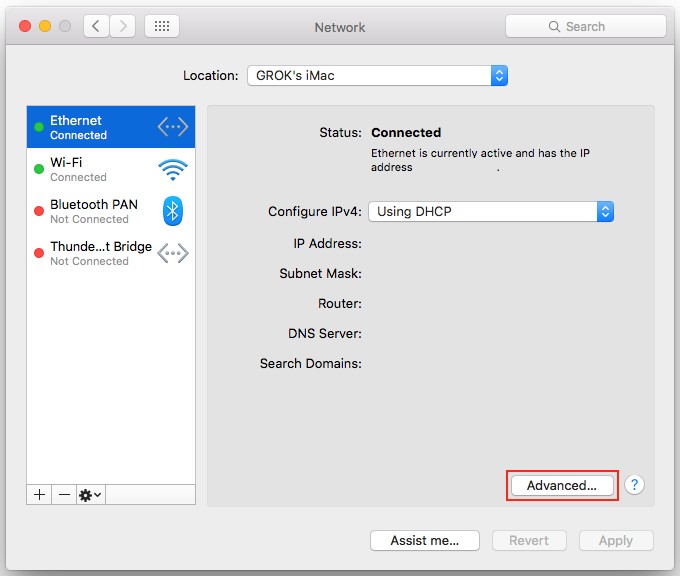 What are the Different Types of IP Address? 15 Now, select Advanced to ding find your IP Address