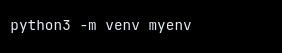 What is pyATS? - Everything You Need To Know 3 A one line code to create a Python Virtual environment: python3 -m venve myenv