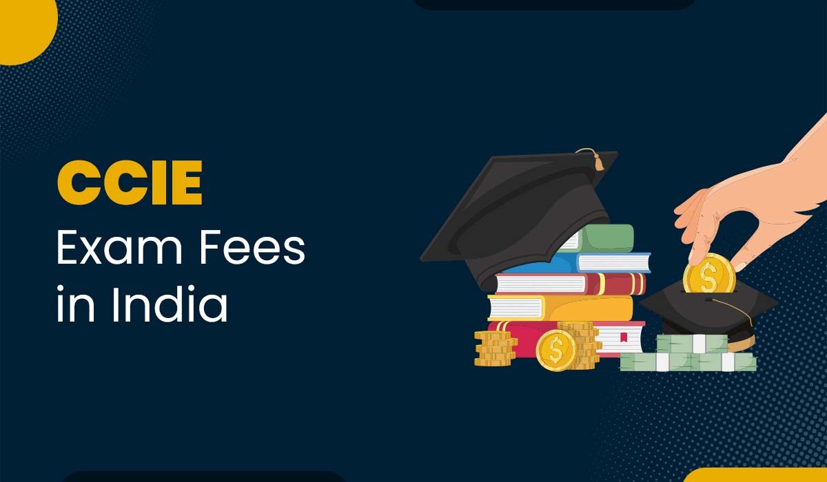 A blog featured image for a blog on the topic - CCIE Exam Fees in India