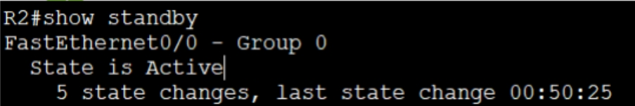 What is HSRP in Networking? 6 Using Show standby command on the router 2 to check if it is active