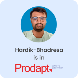 100% Job Guarantee Course || Placement-Oriented Training 29 Hardik Bhadsera