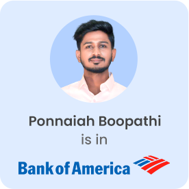Best Job Guarantee Course in Gurgaon – 100% Placement 24 Ponnaiah Boopathi